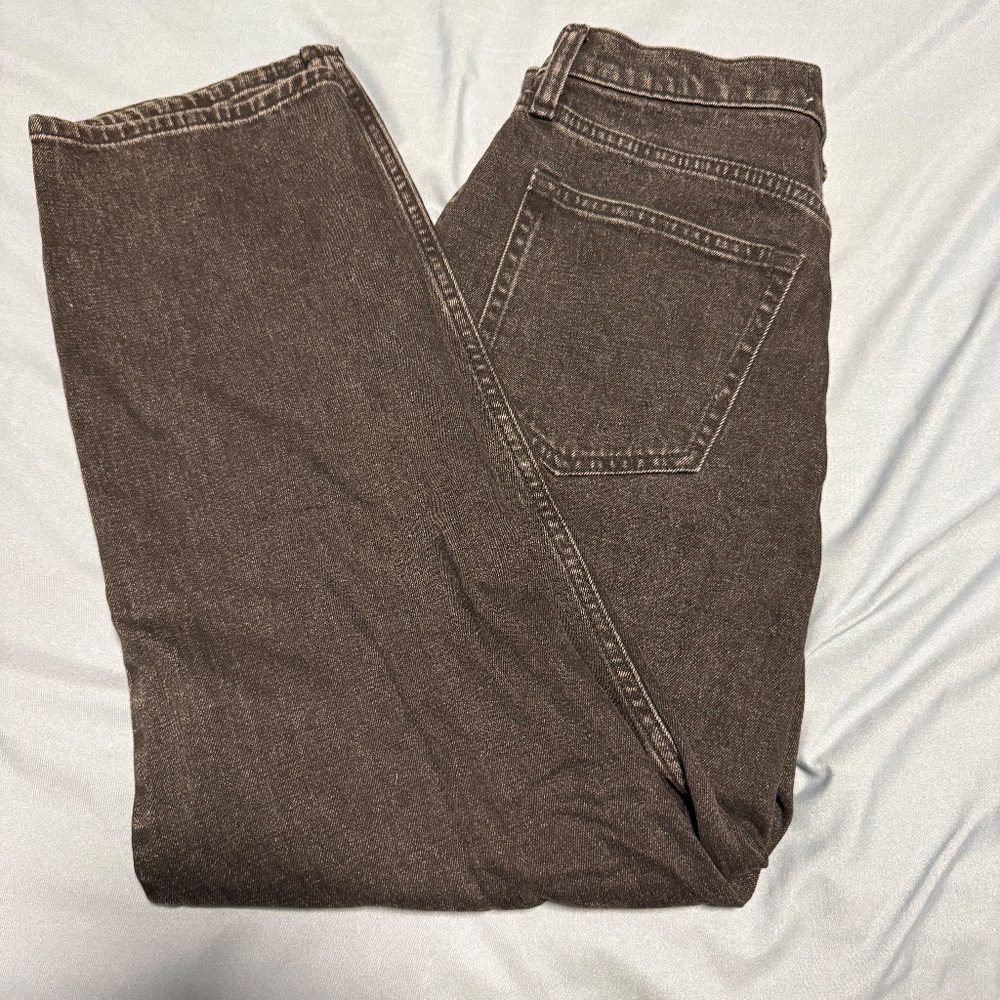 Abercrombie Curve Love Ultra High Rise Ankle Straight Jean - Picture 6 of 7